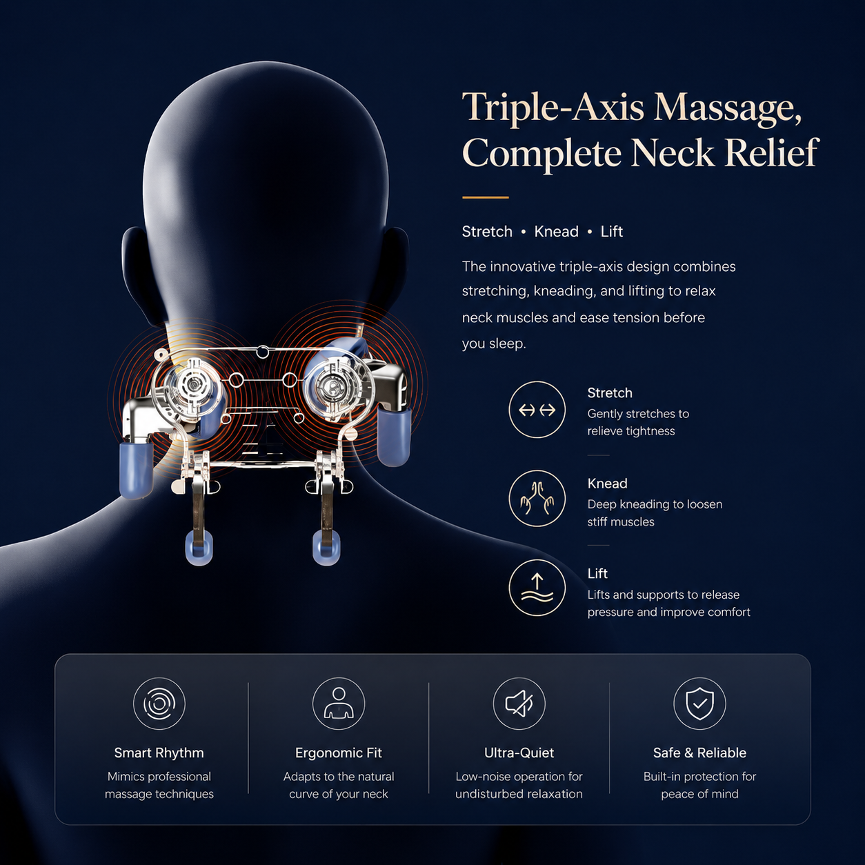 Breo - Sleep Companion Massage Pillow PS1 Lite