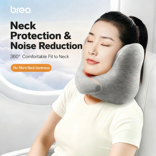 Breo - Noise Cancelling Neck Pillow