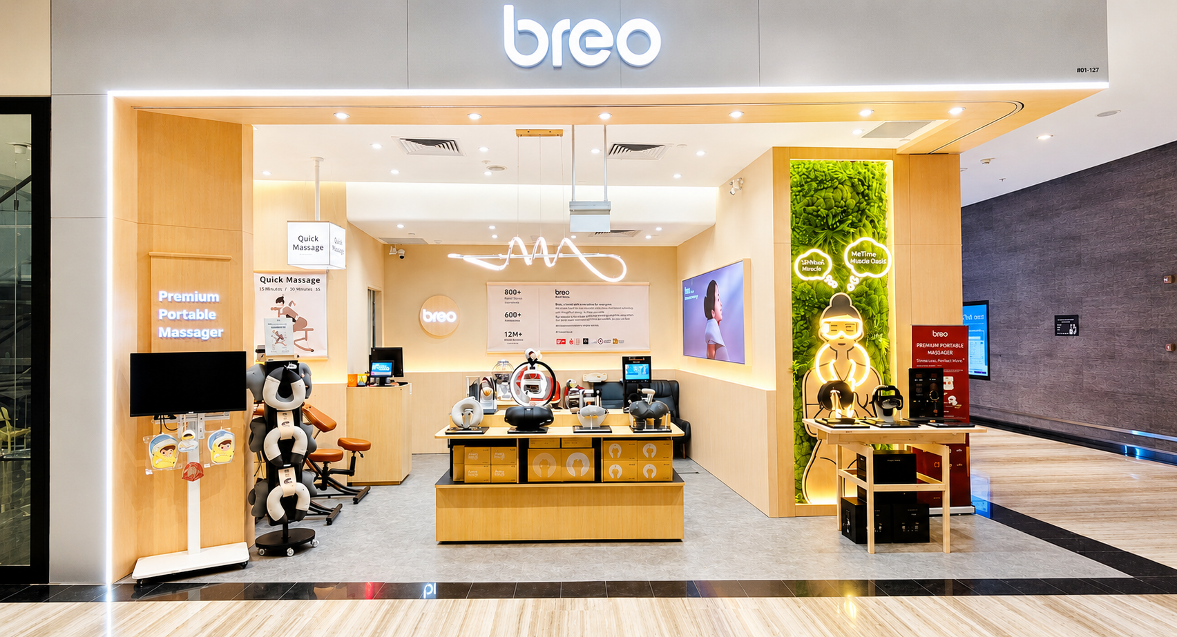 Breo Flagship Store at Jewel Changi