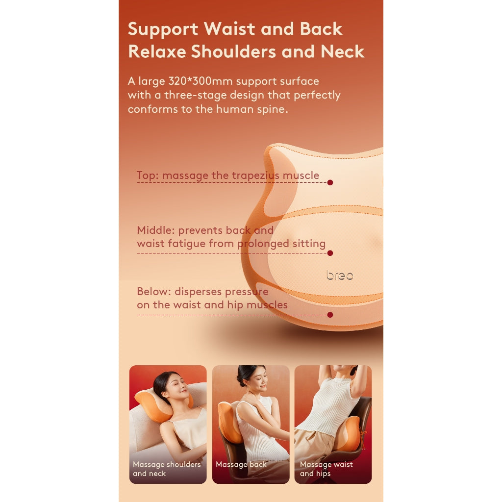 Breo - Back2F Massager Pillow